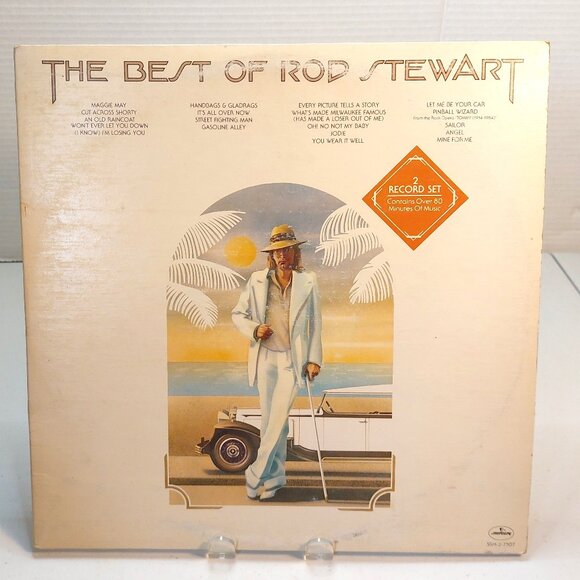 The Best of Rod Stewart (Double Vinyl  LP, 1976) gatefold - Picture 1 of 7